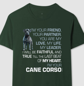 Camiseta Cane Corso Declação - Essência