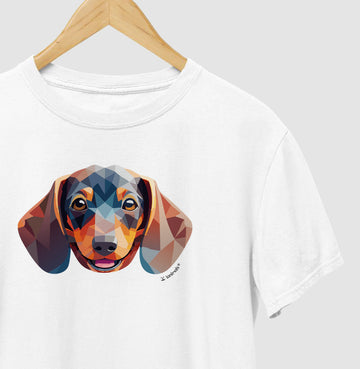 Camiseta Dachshund - Coleção Geoma