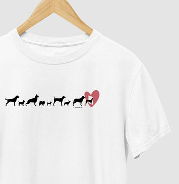 Camiseta Amor Canino - Coleção Afeto