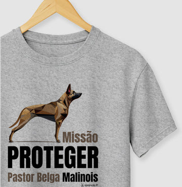 Camiseta Malinois Missão Proteger - Essência
