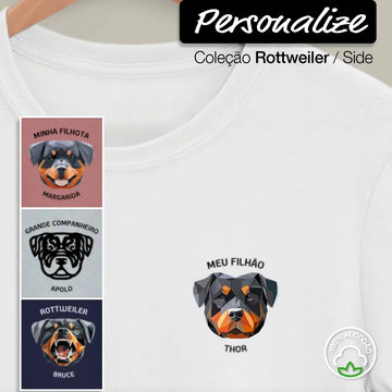 Camiseta Rottweiler / Side - PERSONALIZADA