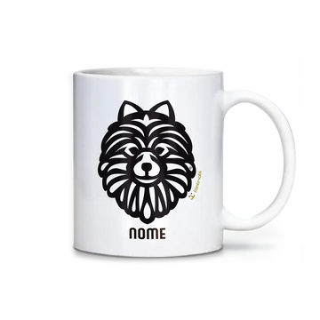 Caneca Spitz Alemão Personalizada Tribal - iAnimals
