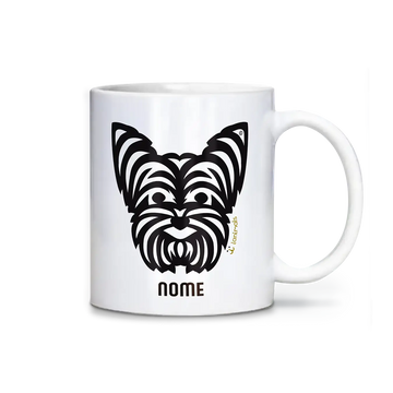 Caneca Yorkshire Personalizada Tribal - iAnimals