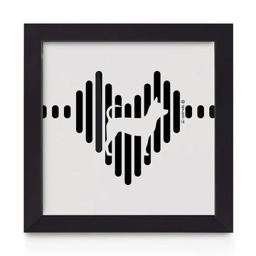 Quadro decorativo Chihuahua - Coração
