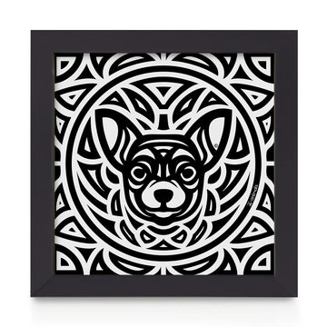 Quadro decorativo Chihuahua - Total - Tribal