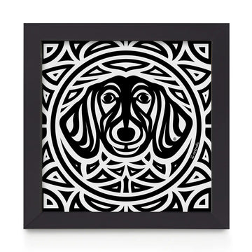 Quadro decorativo Dachshund - Total - Tribal