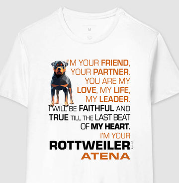 Camiseta Rottweiler Atena - I’m your - Essência