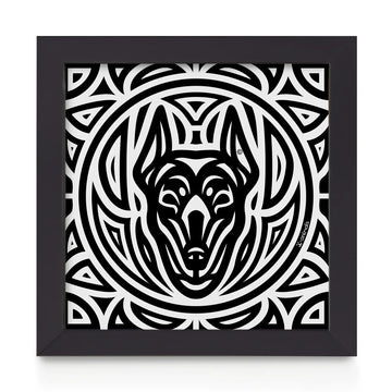 Quadro decorativo Doberman - Total - Tribal