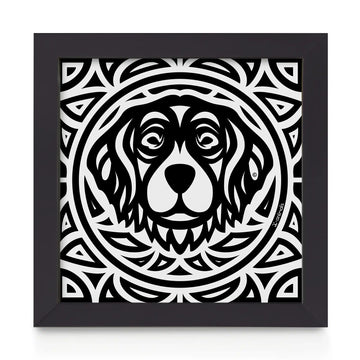 Quadro decorativo Golden Retriever - Total - Tribal