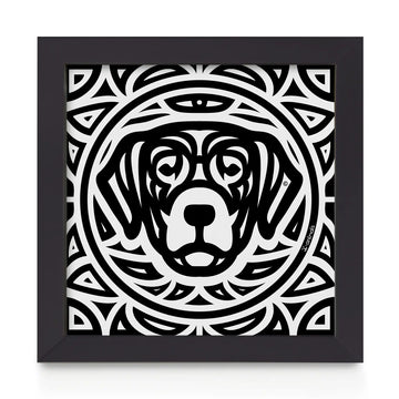 Quadro decorativo Labrador - Total - Tribal