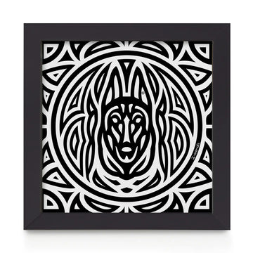 Quadro decorativo Malinois - Total - Tribal