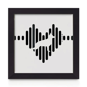 Quadro decorativo Pastor Alemão - Coração