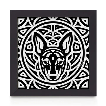 Quadro decorativo Pinscher - Total - Tribal