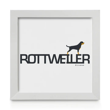 Quadro decorativo Rottweiler - Identidade