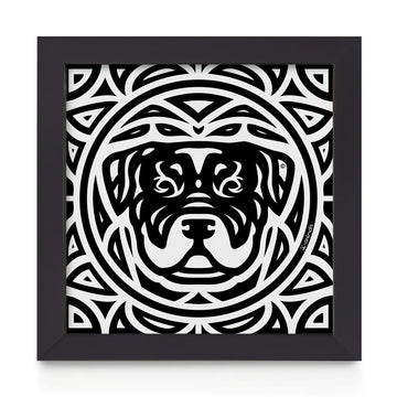 Quadro decorativo Rottweiler - Total - Tribal