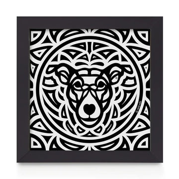 Quadro decorativo Vira-lata - Total - Tribal