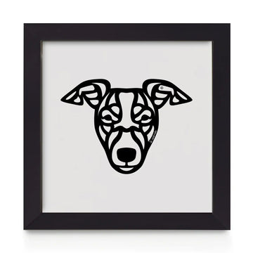 Quadro decorativo Whippet - Tribal