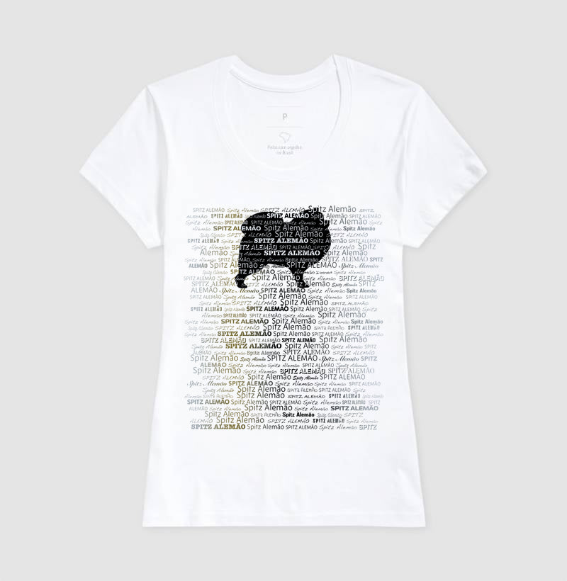 Camiseta Spitz Alemão - Tessitura