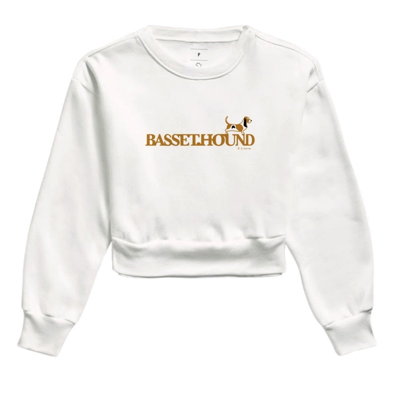 Moletom Cropped Basset Hound - Identidade