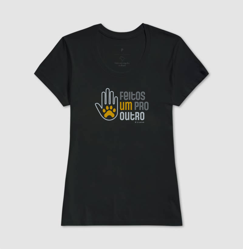 Camiseta Pets, Feitos um Pro Outro - Coleção AFETO