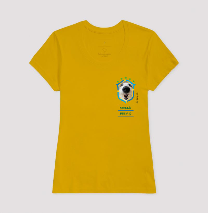 Camiseta Copa Gabi - Napoleão - Focinho -Personalizada