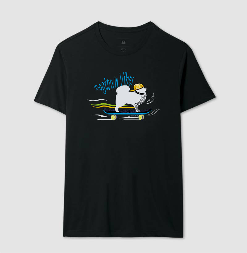 Camiseta Lulu da Pomerânia - Skatista