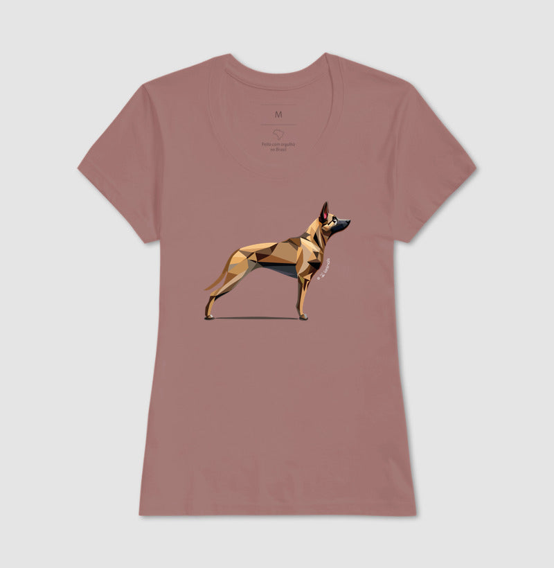 Camiseta Malinois Perfil - Geoma