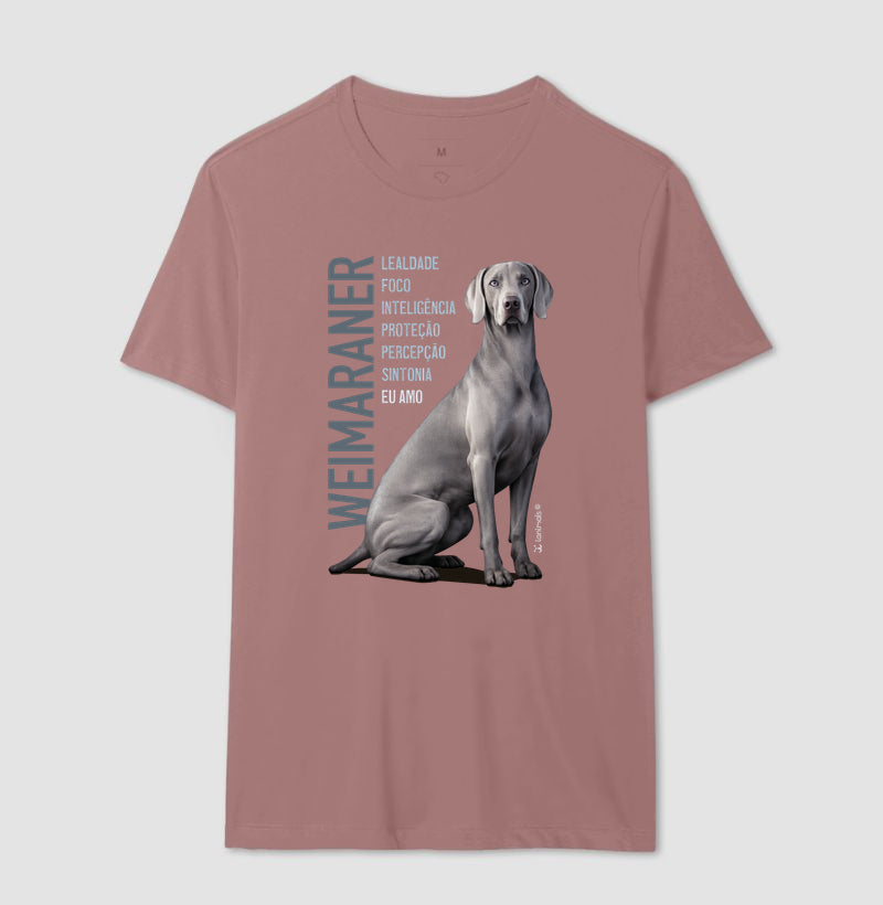 Camiseta Weimaraner Eu Amo - Essência