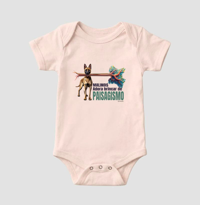 Body Infantil Malinois Paisagismo - Essência