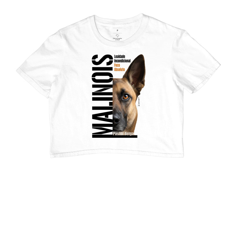 Camiseta Cropped Malinois Foco Absoluto - Essência
