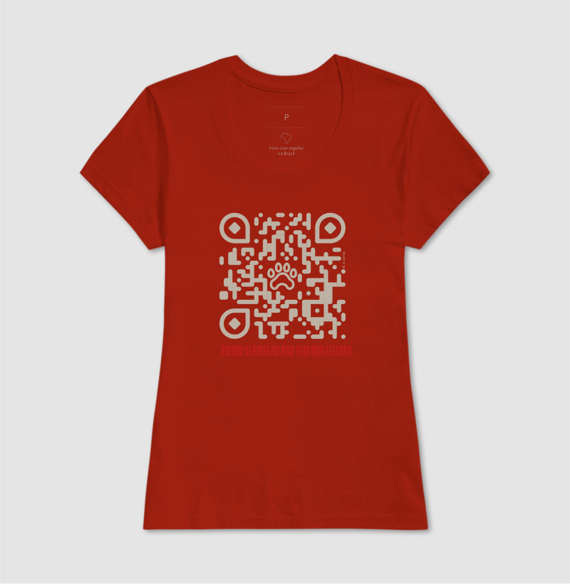 Camiseta Pets, QR Code Declaração de Amor - Coleção AFETO