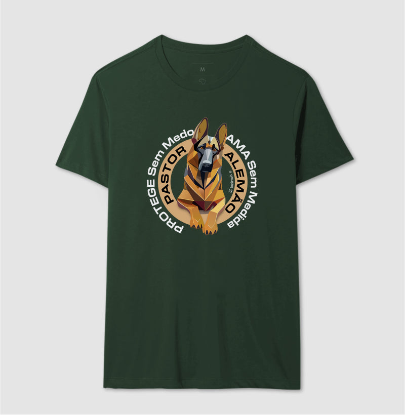 Camiseta Pastor Alemão - Protege sem Medo - Essência