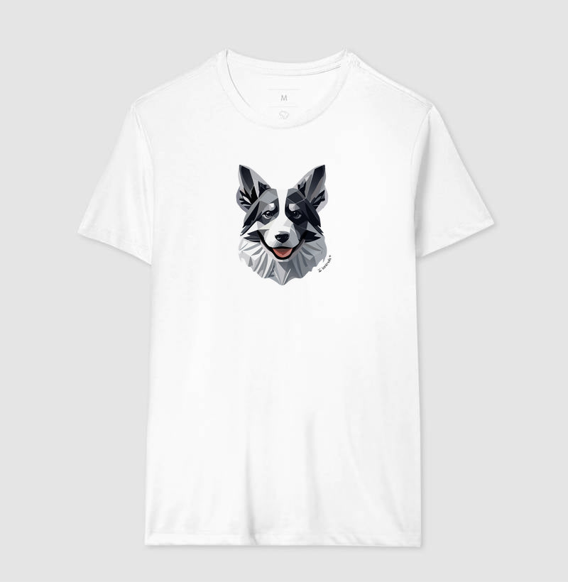 Camiseta Border Collie - Coleção Geoma