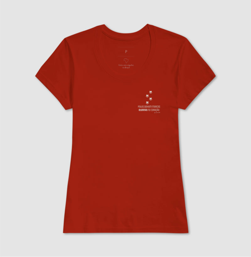 Camiseta Patas Deixam Marcas - Coleção Afeto