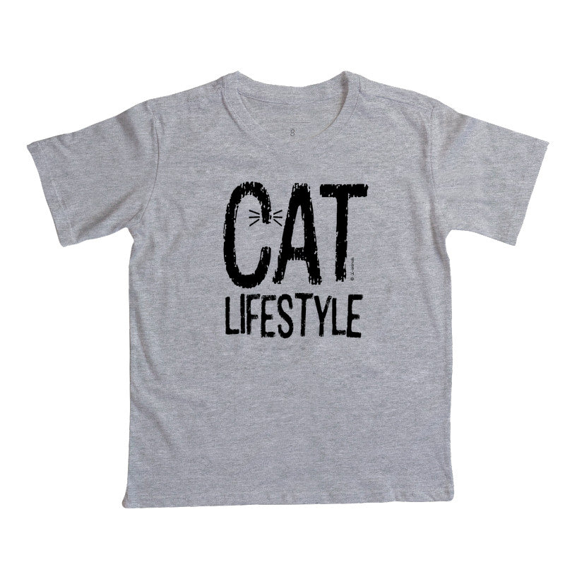 Camiseta Cat Lifestyle (Infantil) - Coleção AFETO
