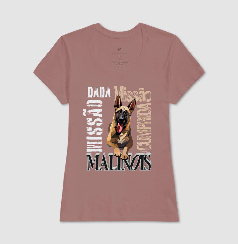 Camiseta Malinois Missão Comprida - Essência
