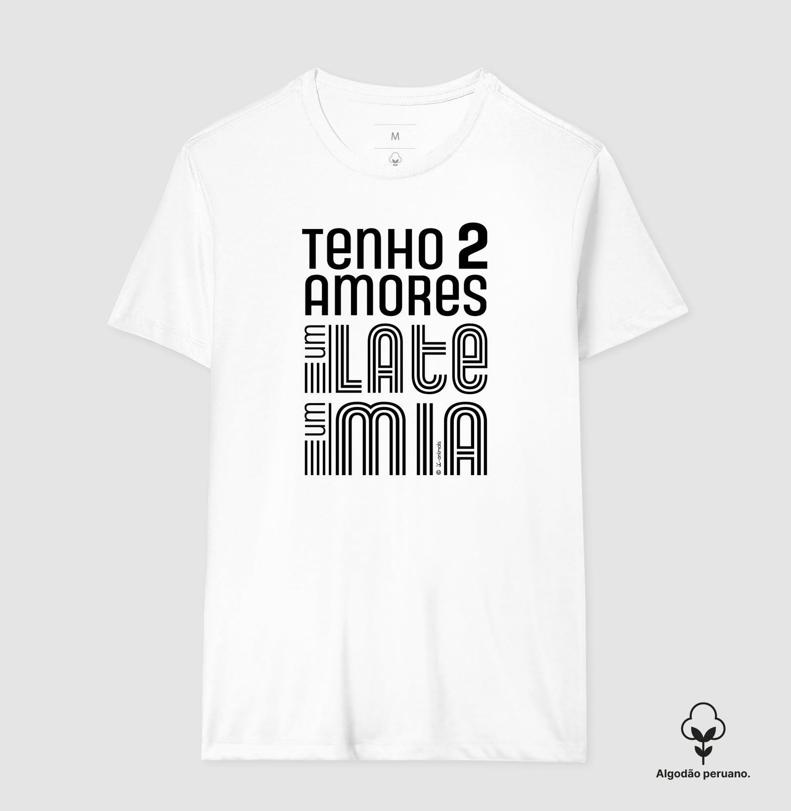 Camiseta “INCA SOFT” um Late, um Mia - Coleção AFETO