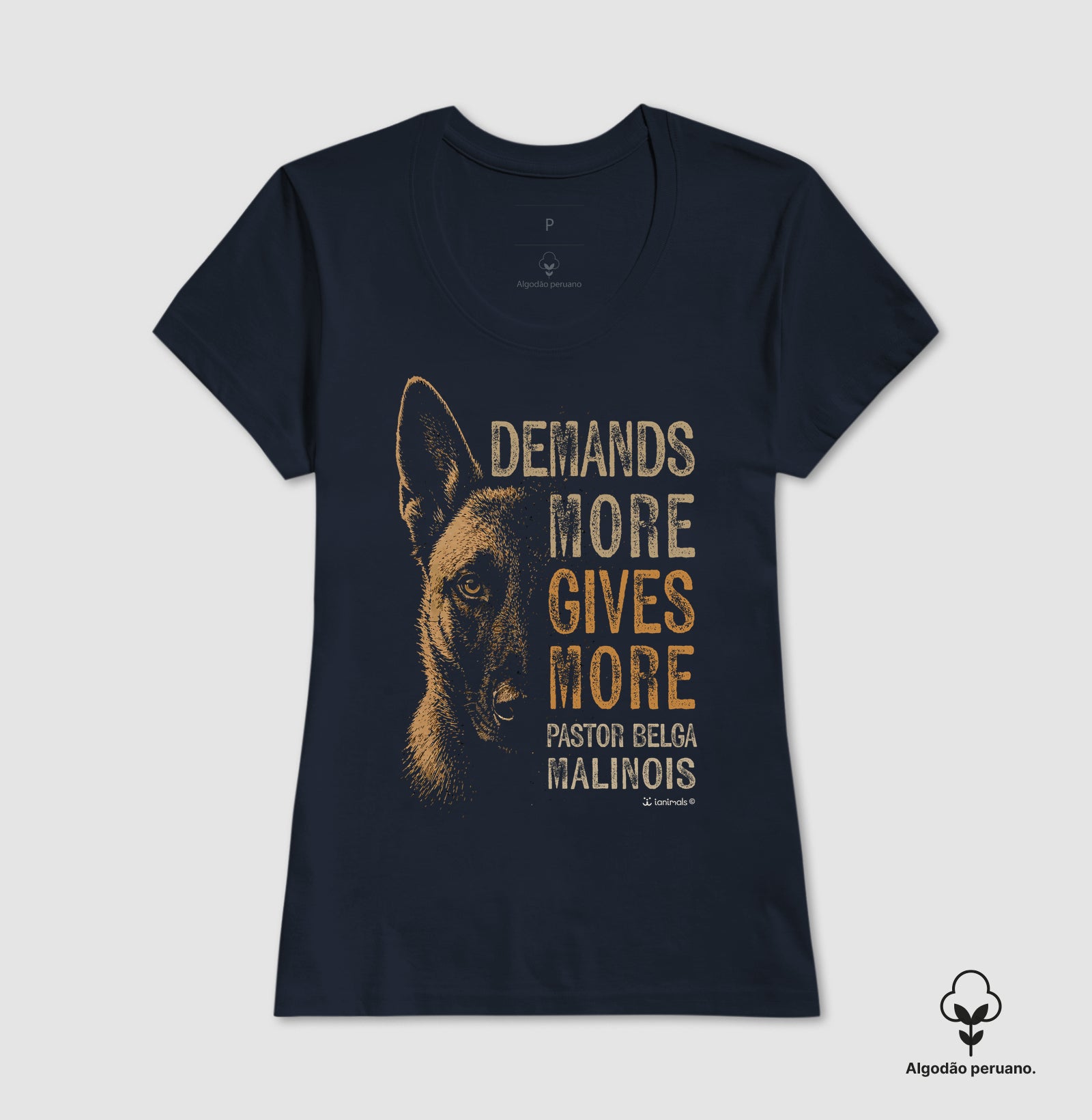 Camiseta INCA SOFT Malinois Gives More - Essência