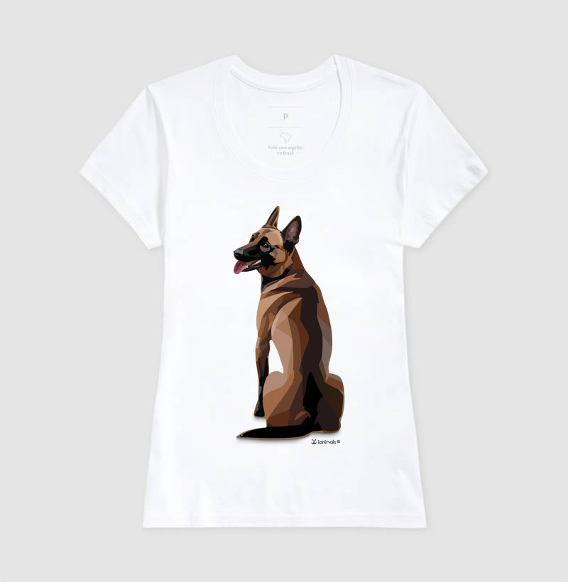 Camiseta Malinois Olhar - Geoma