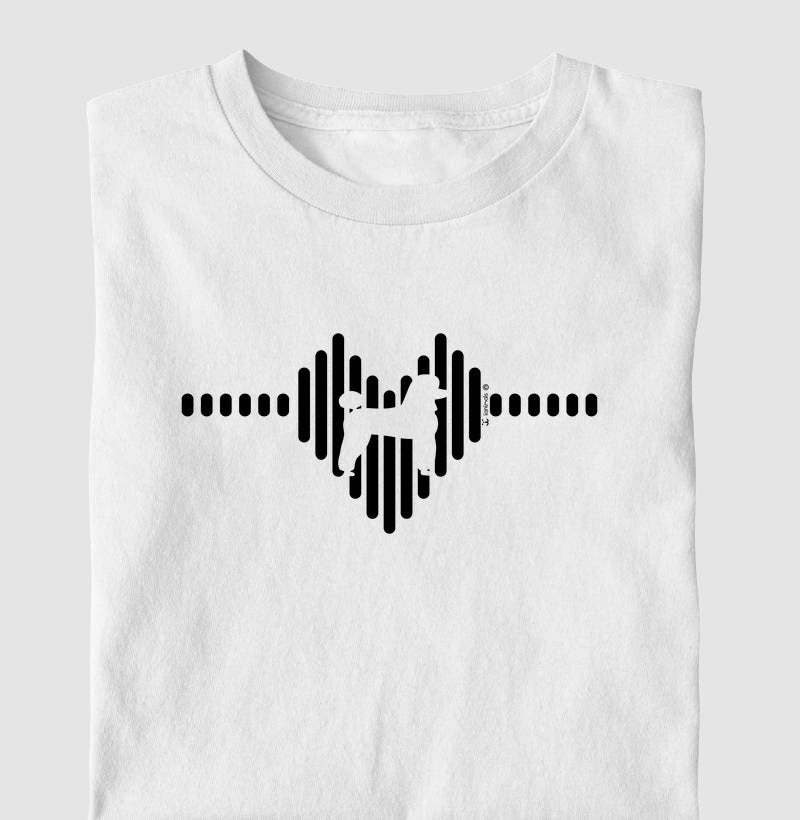 Camiseta Poodle - Coleção Coração
