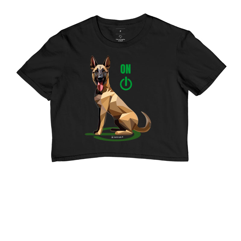 Moletom Cropped Malinois On - Essência