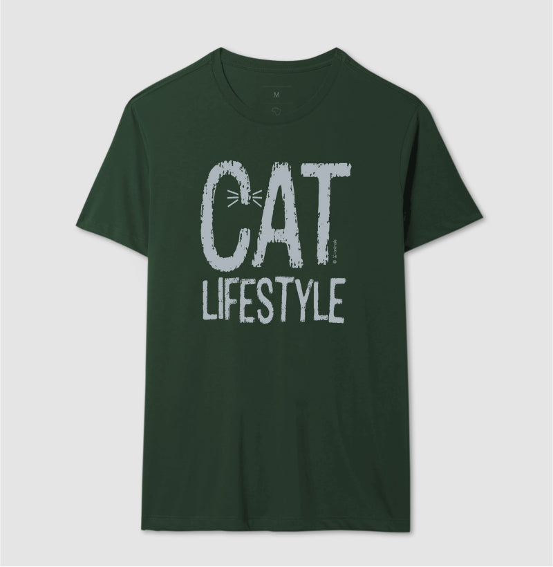 Camiseta Cat Lifestyle - Coleção AFETO