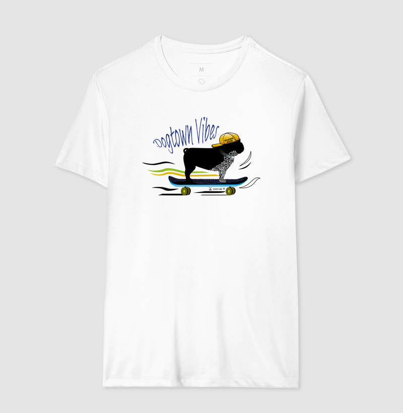 Camiseta Buldogue Inglês - Skatista