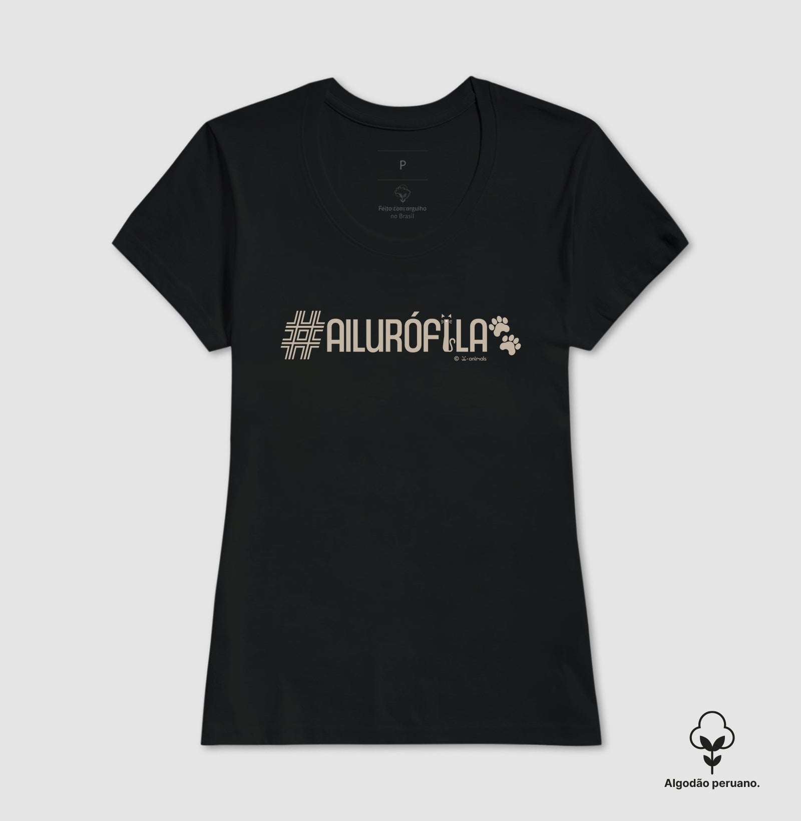 Camiseta “INCA SOFT” #Ailurófila - Coleção AFETO