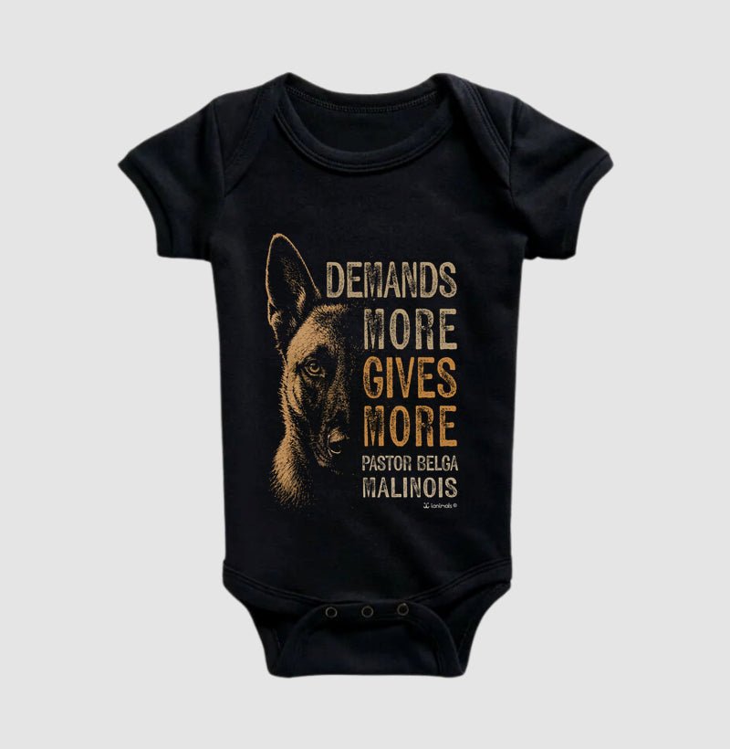 Body Infantil Malinois Gives More - Essência