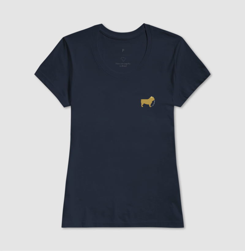 Camiseta Buldogue Inglês - Perfil / Side