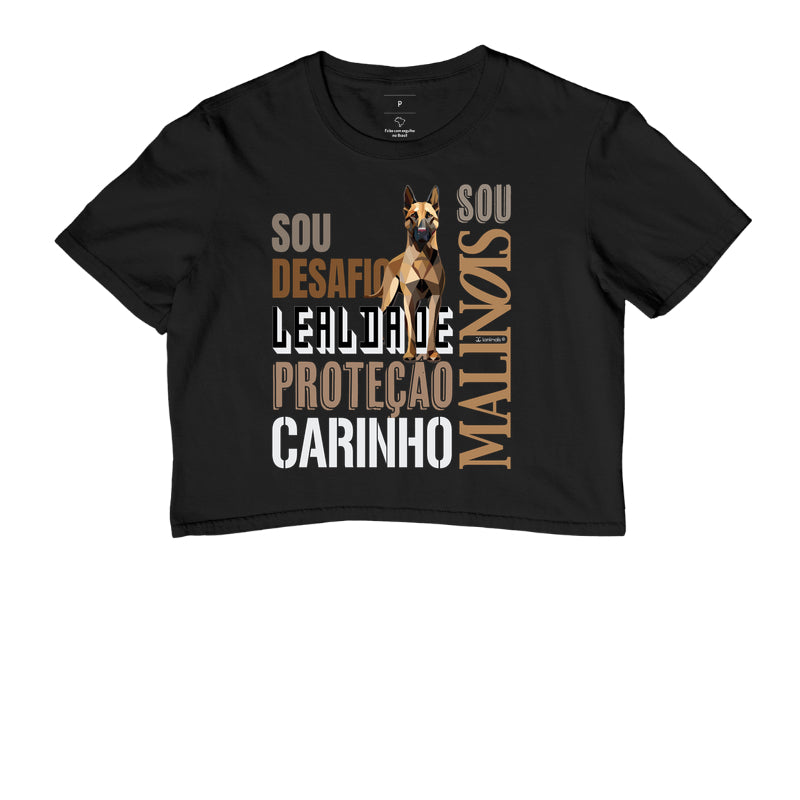 Camiseta Cropped Malinois SOU - Essência