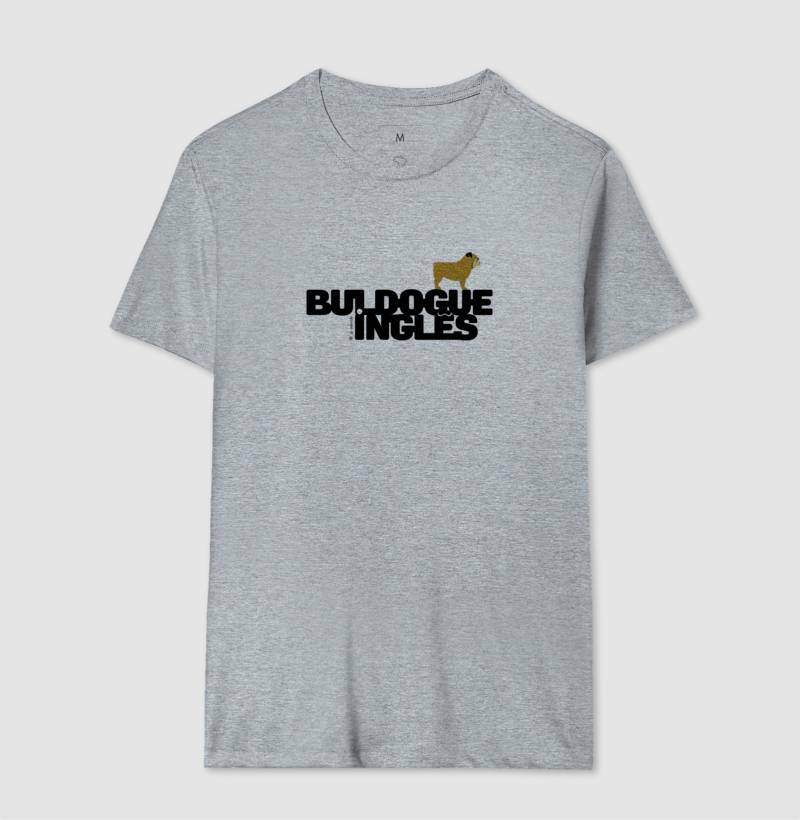 Camiseta Buldogue Inglês - Coleção Identidade