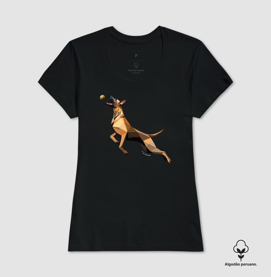 Camiseta “INCA SOFT” Malinois O Pulo - Perfil/Geoma