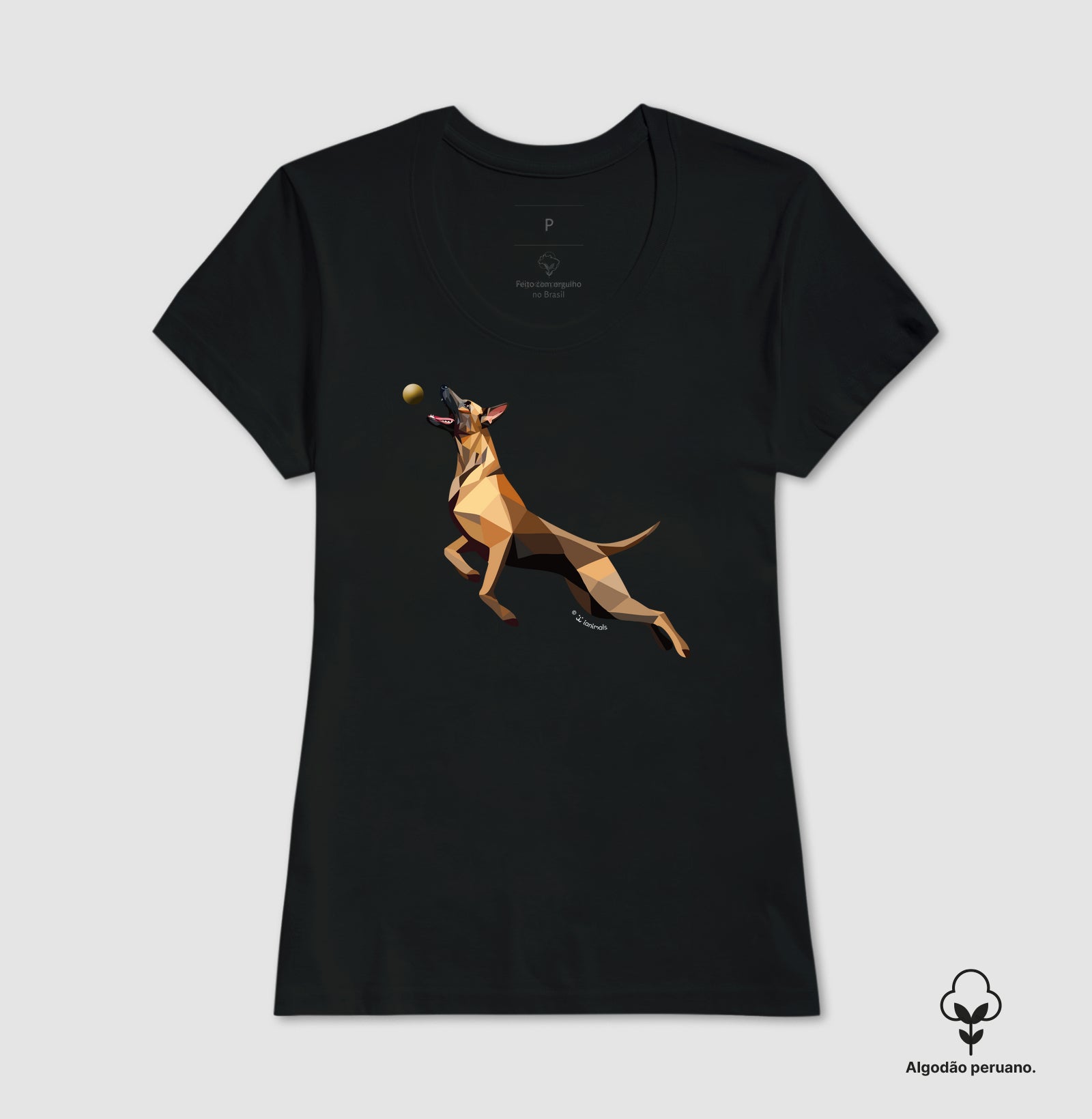 Camiseta “INCA SOFT” Malinois O Pulo - Perfil/Geoma